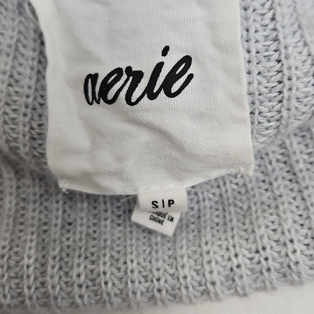 Aerie Women's Gray Heanley Oversized Knit Sweater Size S - Picture 5 of 13